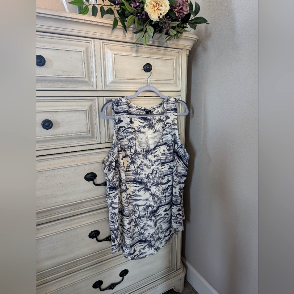 Torrid Jungle Toile Sleeveless Top